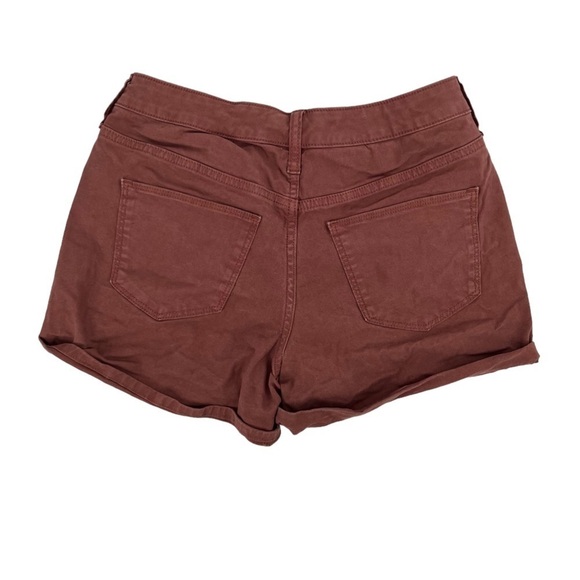 Universal Thread Mauve High Rise MIDI Cuffed Shorts Size 4 Women’s - Picture 3 of 6